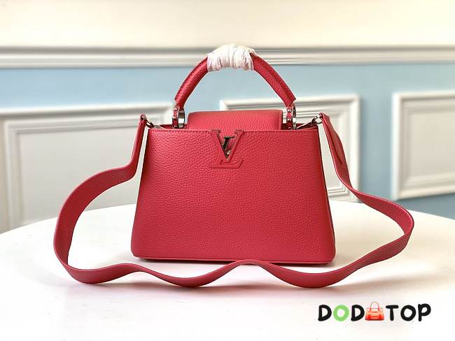 LV CAPUCINES MINI M55987 Dragon Fruit Pink - 1