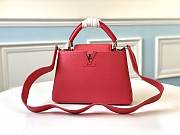 LV CAPUCINES MINI M55987 Dragon Fruit Pink - 1