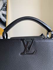 LV CAPUCINES BB M55855 ALL BLACK  - 5