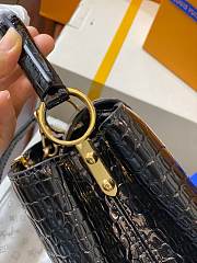 LV Capucines BB Black 27x 18x 9 cm  - 3