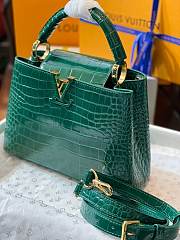 LV Capucines BB green 27x 18x 9 cm - 1