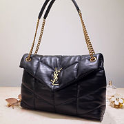 YSL Loulou Puffer-Gold Hardware 35CM - 4
