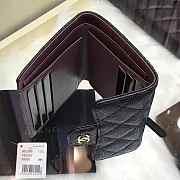 Chanel Black Gold Hardware Wallet 82288# - 5