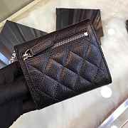Chanel Black Wallet with Silver Hardware 82288# - 5