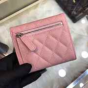 Chanel Wallet Pink with Silver Hardware 82288# - 6