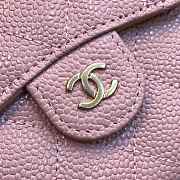 Chanel Wallet Pink Surface Green Lining Gold Hardware 82288# - 6