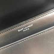 YSL Black Smooth Leather Sunset #441971 With Silver Hardware - 3