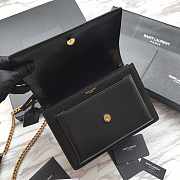 YSL Black Smooth Leather Sunset #441971 - 4
