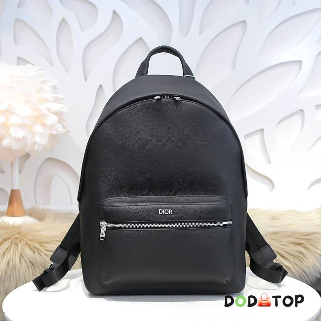 Dior Black Leather Backpack - 1