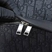 Dior Black Oblique & Leather Backpack - 6