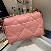 CC original lambskin Chanel 19 pink  - 4