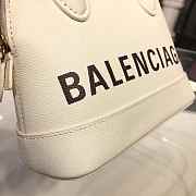 BALENCIAGA Ville 18ss Mini Top Handle Bag In White - 3