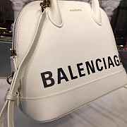 BALENCIAGA Ville 18ss Top Handle Bag In White 26CM - 6