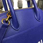 BALENCIAGA Ville 18ss Top Handle Bag In Dark Blue 26cm  - 5