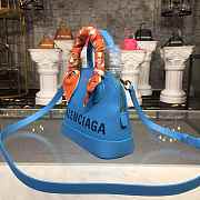 BALENCIAGA Ville 18ss Mini Top Handle Bag In Light Blue - 2
