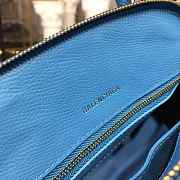 BALENCIAGA Ville 18ss Mini Top Handle Bag In Light Blue - 3