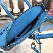BALENCIAGA Ville 18ss Top Handle Bag In Light Blue 26cm  - 5