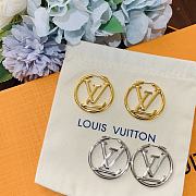 LV LOUISE ROUND EARRINGS M64288 (2 sizes) - 3