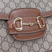 Gucci 1955 Horsebit Bag style 602204# brown - 2