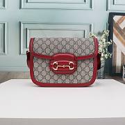Gucci 1955 Horsebit Bag style 602204# red - 1