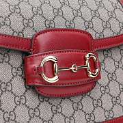 Gucci 1955 Horsebit Bag style 602204# red - 6