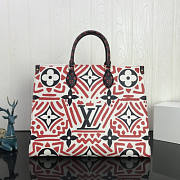 LOUIS VUITTON ONTHEGO GM RED - 1