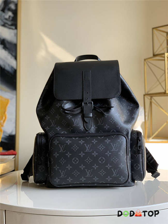 LV BACKPACK TRIO Monogram Eclipse coated canvas M45538  - 1