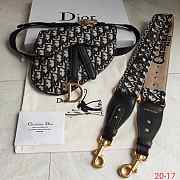 Dior Black Oblique Saddle Waist Bag(With Strap) - 1
