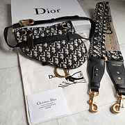 Dior Black Oblique Saddle Waist Bag(With Strap) - 5