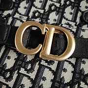 Dior Black Oblique Saddle Waist Bag(With Strap) - 3