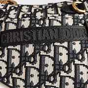 Dior Black Oblique Saddle Waist Bag(With Strap) - 2