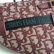 Dior Purple Oblique Saddle Waist Bag(With Strap) - 2