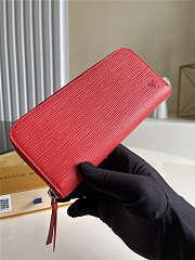 LV CLÉMENCE WALLET Epi leather Red M60913 - 1