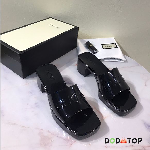 Gucci shoes slippers black  - 1