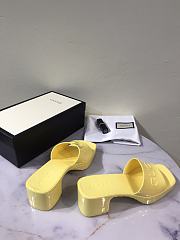 Gucci shoes slippers yellow - 3