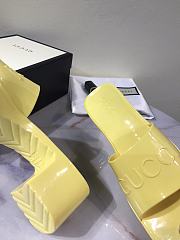 Gucci shoes slippers yellow - 4