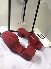 Gucci shoes slippers red - 5