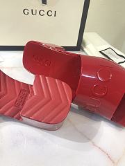 Gucci shoes slippers red - 2