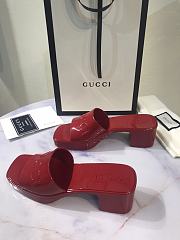 Gucci shoes slippers red - 3