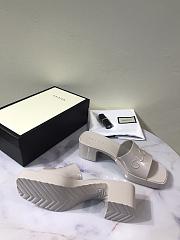 Gucci shoes slippers gray - 2
