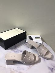 Gucci shoes slippers gray - 4