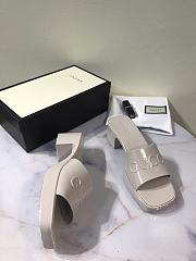 Gucci shoes slippers gray - 6