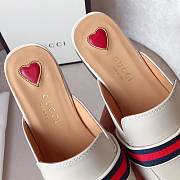 Gucci shoes white slippers  - 2