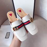 Gucci shoes white slippers  - 5