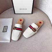 Gucci shoes white slippers  - 6