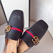 Gucci shoes black slippers - 2