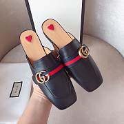 Gucci shoes black slippers - 3