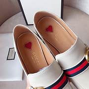 Gucci shoes white slippers with pearls - 6