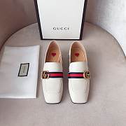 Gucci shoes white slippers with pearls - 2