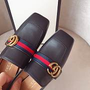 Gucci shoes black slippers with pearls - 3